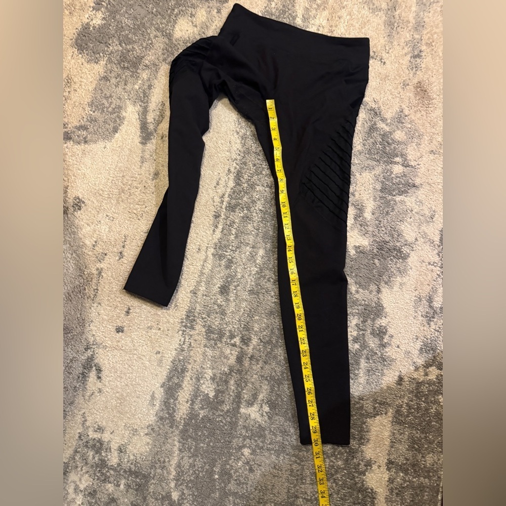 JoyLab Black Leggings with Ribbed Accents - Picture 6 of 6